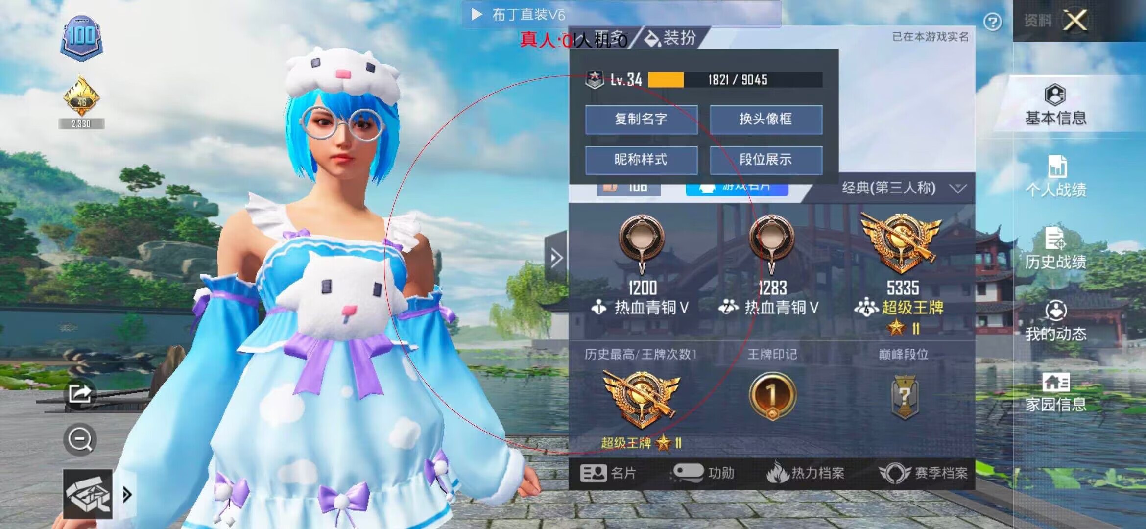 和平精英布丁直装透视 - 和平精英皮肤制作器辅助预览图